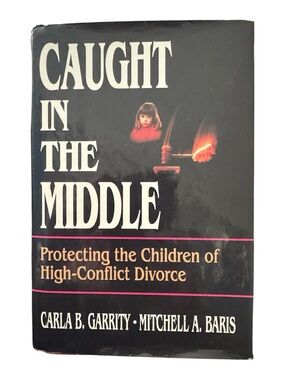Caught in the Middle Hardcover Book - Black Cover with Pink Accents
